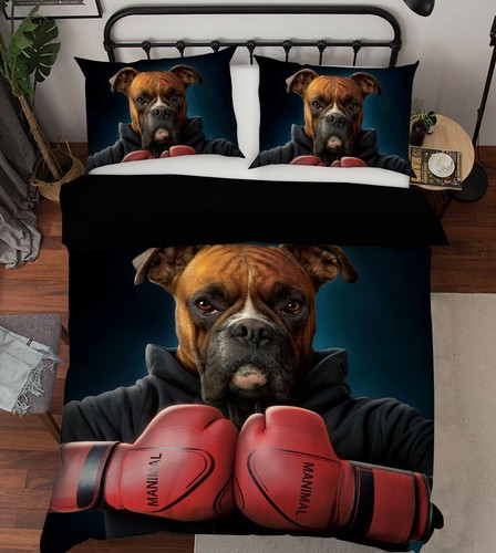 Dog boxer b016 bed - 3d,