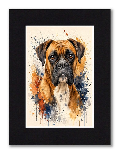 Boxer dog 6x4 photo - boxer,