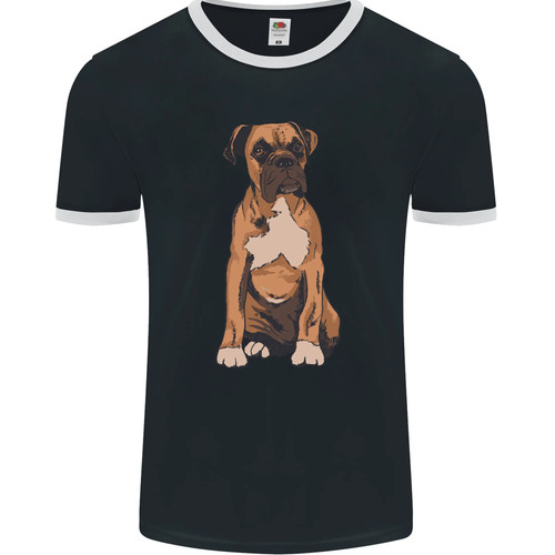 Boxer dog mens ringer - boxer,