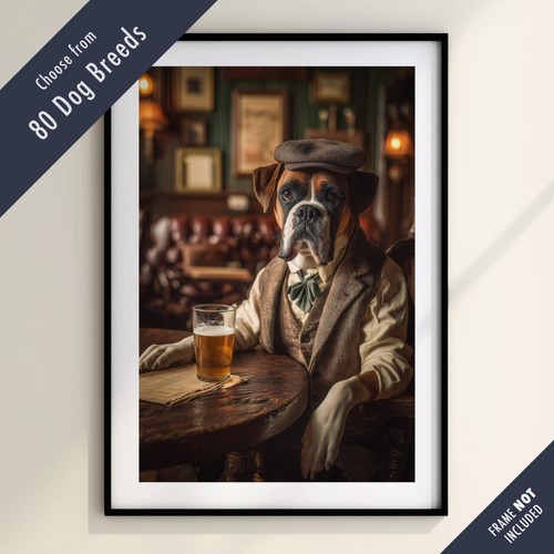 Funny dog drinking - beer, the