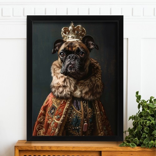 Regal boxer dog portrait - regal,