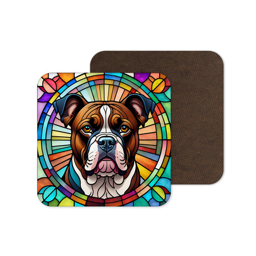 Cute boxer dog puppy - puppy, stained