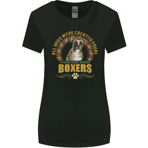 Boxer dog womens wider cut - womens,