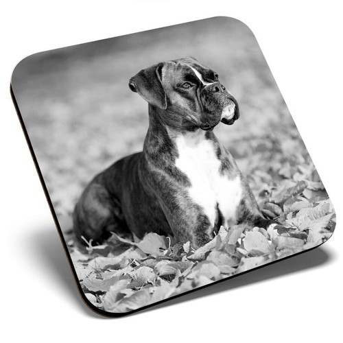 Square single coaster - single, bw