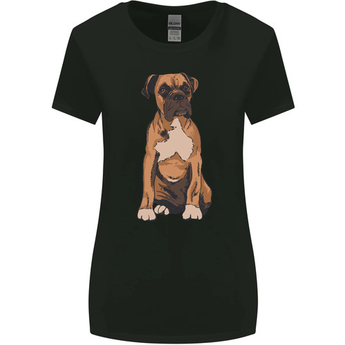 Boxer dog womens wider cut - boxer,